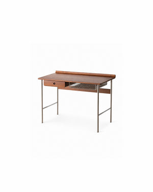 do-ma Japanese MCM Walnut Straight Leg Desk