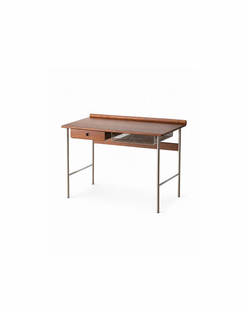 do-ma Japanese MCM Walnut Straight Leg Desk