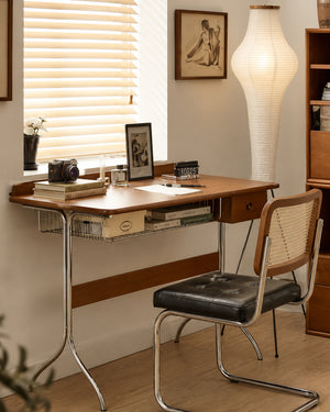 do-ma Japanese MCM Walnut Y-Leg Desk
