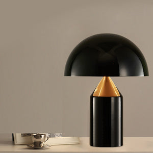 Metal Mushroom Cordless Hotel Style Table Lamp