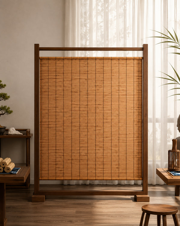 Noren Craft Natural Reed Room Divider