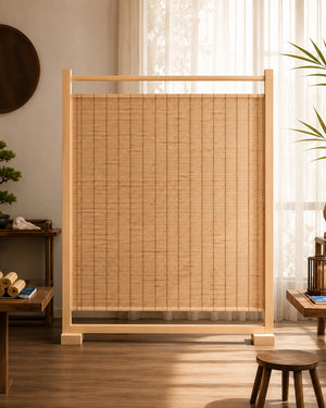 Noren Craft Natural Reed Room Divider