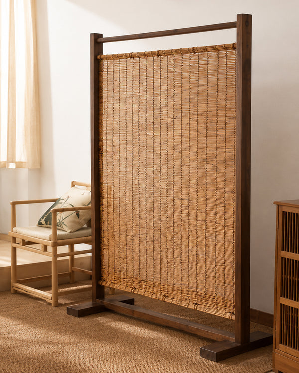 Noren Craft Natural Reed Room Divider