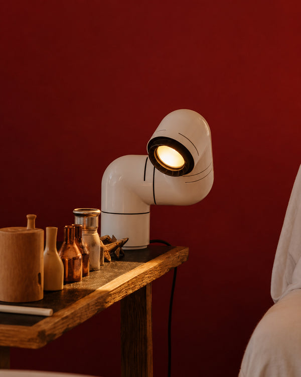 Articulating Pipe Floor Table Wall Lamp