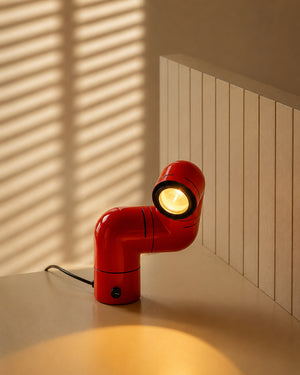 Articulating Pipe Floor Table Wall Lamp