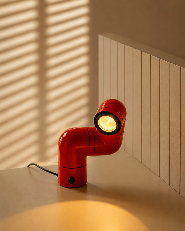 Articulating Pipe Floor Table Wall Lamp