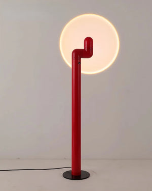 Articulating Pipe Floor Table Wall Lamp
