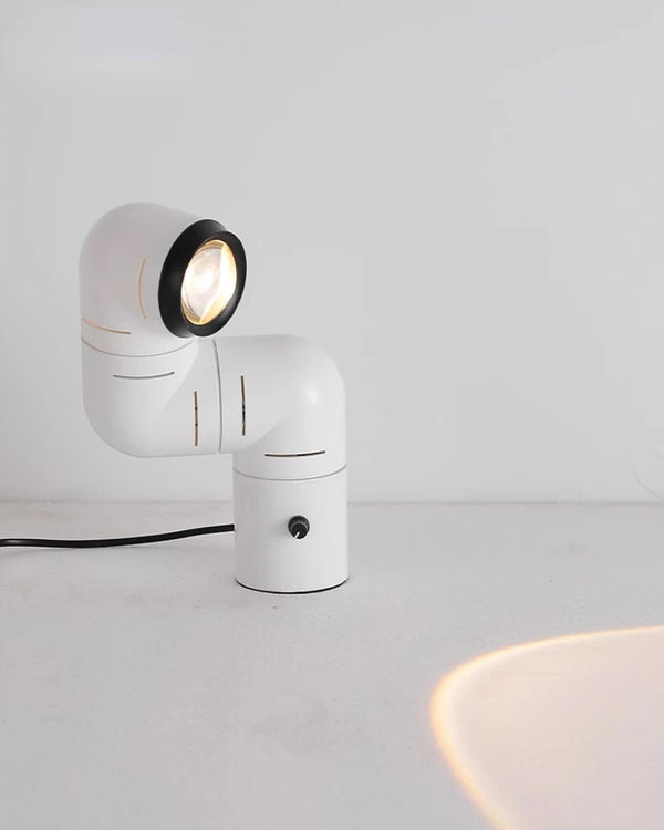 Articulating Pipe Floor Table Wall Lamp
