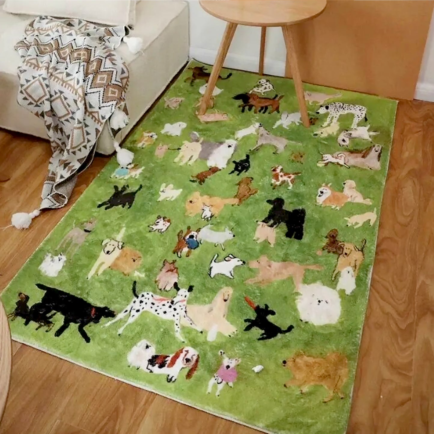 Dogs Park Day Rug