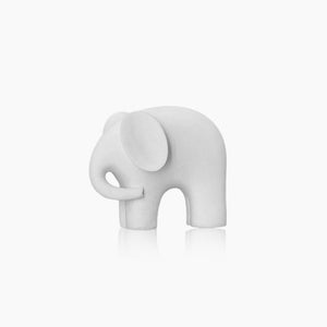 White Nordic Elephant Statue