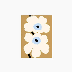 Vintage Nordic Flower Area Carpet