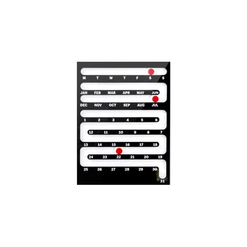 Bauhaus Sliding Perpetual Wall Calendar