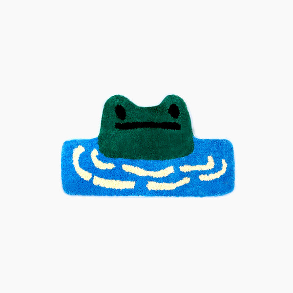 MokoMoko Frog In The Water Hand-Crafted Rug