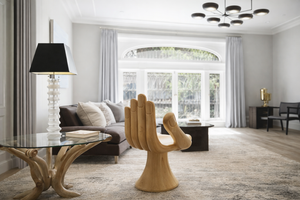 Hand Chair Sculptural Accent Chair