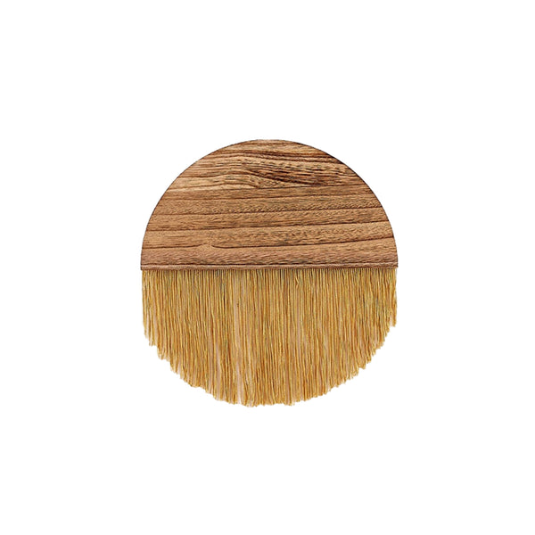 Semicircle Wooden Board Hand-Woven Macrame Tapestry