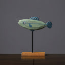 Freshwater Fish Hand-Crafted Wooden Sculpture