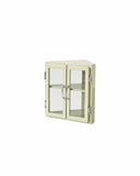 Metal MCM Vitrine Corner Mini Cabinet