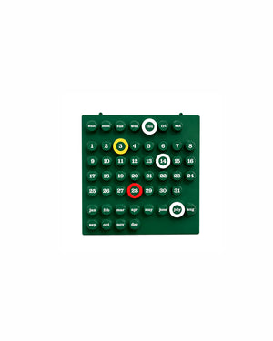 Retro Ring A Date Wall Mounted Calendar