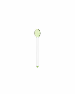 Colored Glass Cocktail Spoon