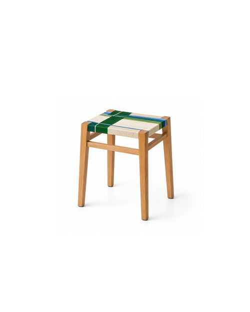 UOSU Woven Cord Square Stool
