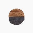 Semicircle Wooden Board Hand-Woven Macrame Tapestry