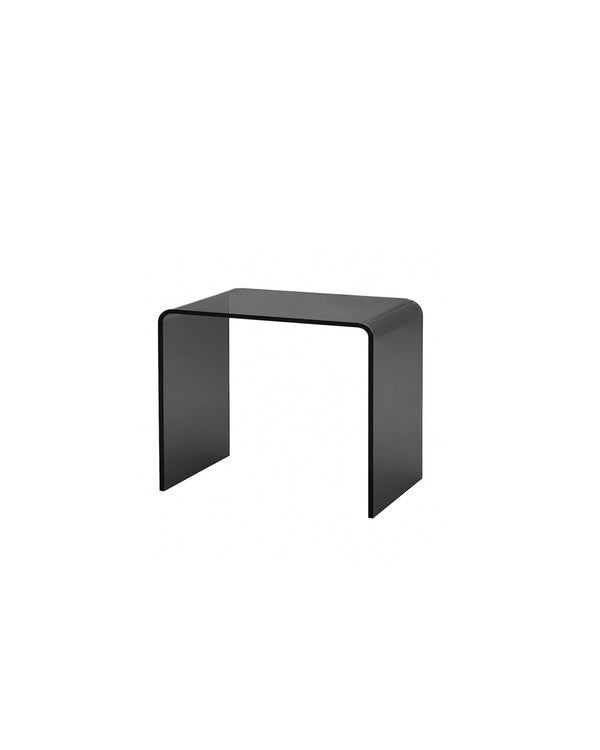 de homê Acrylic Transparent Glass Multi-Purpose Side Table
