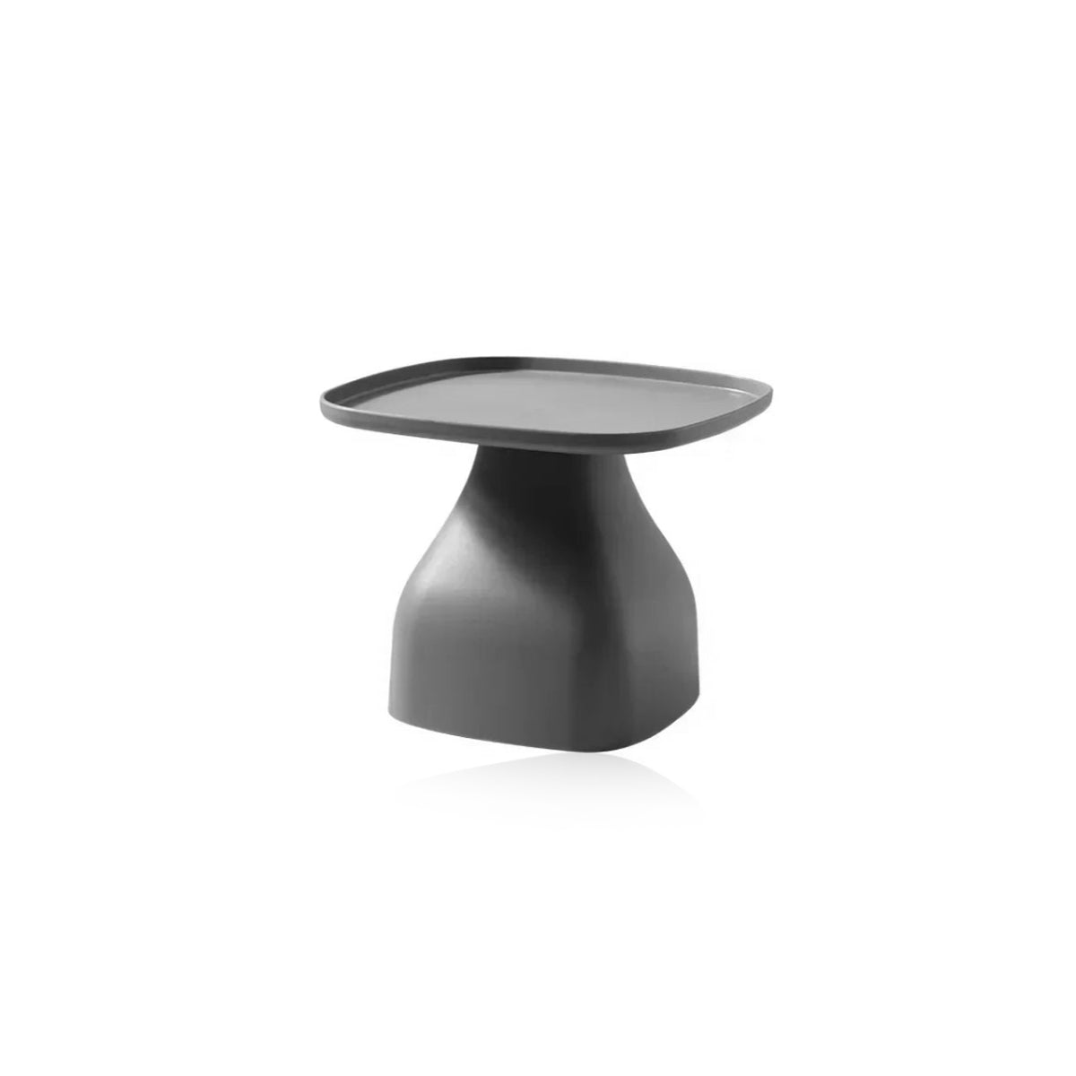 Retro Minimalist Round Corner Square Coffee Table