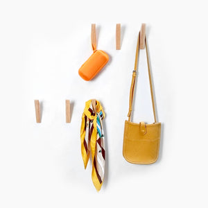 Angular Solid Wooden Wall Hanger