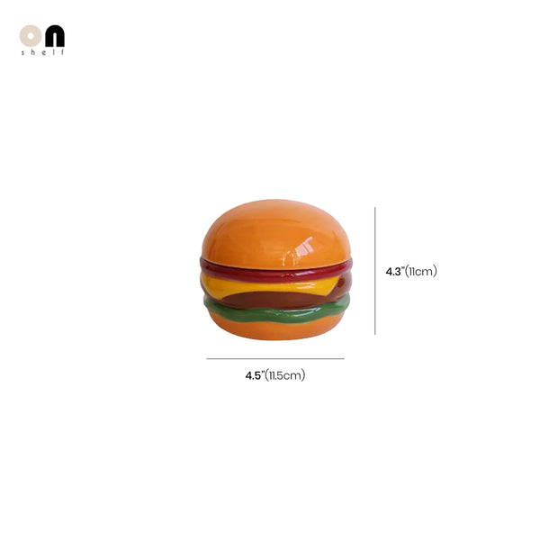 CMYD Burger Ceramic Ashtray