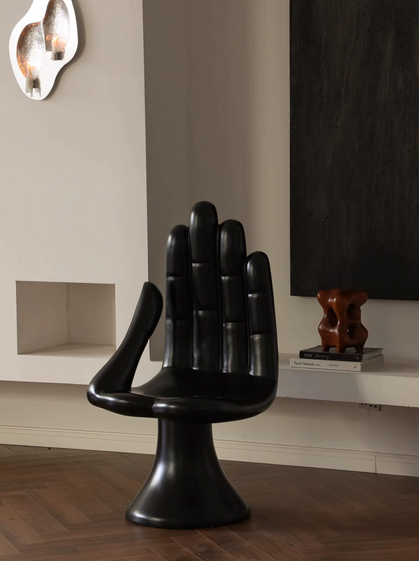 Hand Chair Sculptural Accent Chair