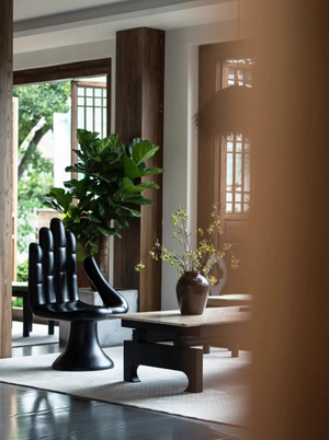 Hand Chair Sculptural Accent Chair