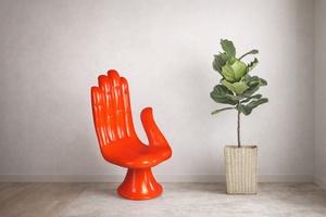 Hand Chair Sculptural Accent Chair