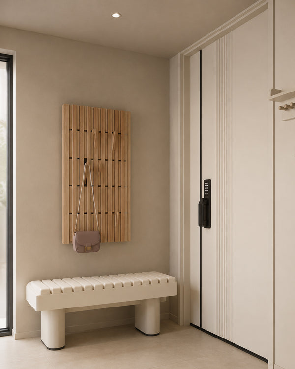 do-ma Japanese Slat Wood Wall Panel Hanger [Exclusive]
