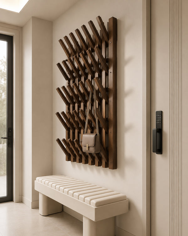 do-ma Japanese Slat Wood Wall Panel Hanger [Exclusive]
