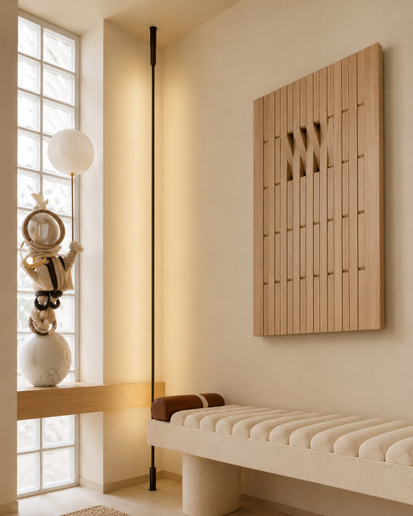 do-ma Japanese Slat Wood Wall Panel Hanger [Exclusive]