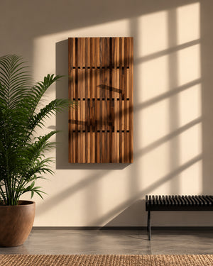 do-ma Japanese Slat Wood Wall Panel Hanger [Exclusive]