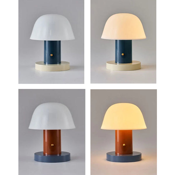 Haus Theory Cordless Mushroom Table Lamp