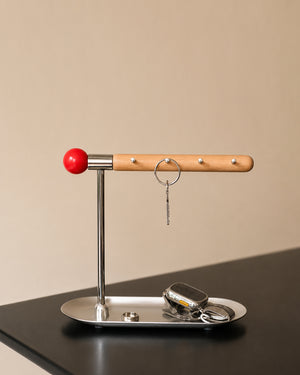 Epeius Home Stainless Steel Retro Ball Hook Bar Organizer