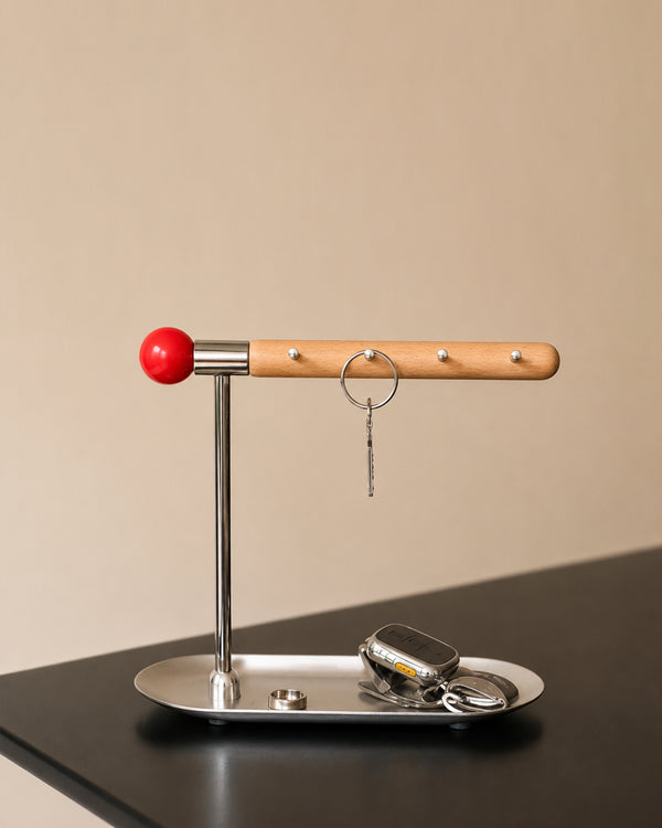 Epeius Home Stainless Steel Retro Ball Hook Bar Organizer