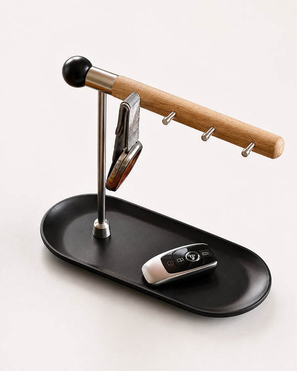 Epeius Home Stainless Steel Retro Ball Hook Bar Organizer