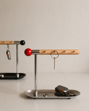 Epeius Home Stainless Steel Retro Ball Hook Bar Organizer
