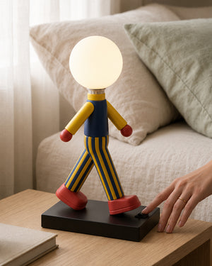 Dopamine Walking Figure Globe Table Lamp