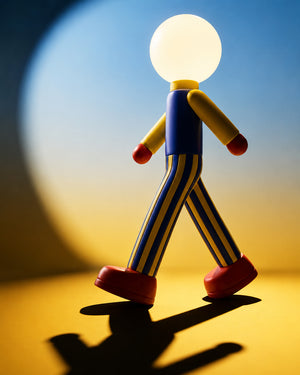 Dopamine Walking Figure Globe Table Lamp