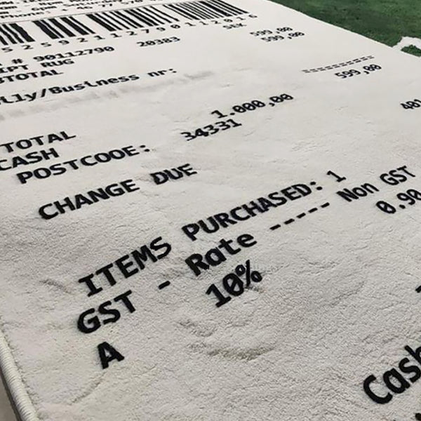 IKEA Receipt Rug