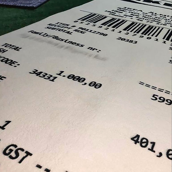 IKEA Receipt Rug