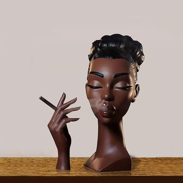 Smoking Women Incense Holder