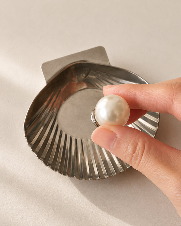 Stainless Steel Scallop Vintage Incense Holder