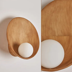 Yū Tokyo Oriental Style Dish Wall Fixture Lamp