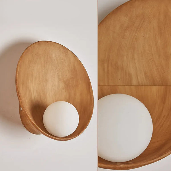 Yū Tokyo Oriental Style Dish Wall Fixture Lamp