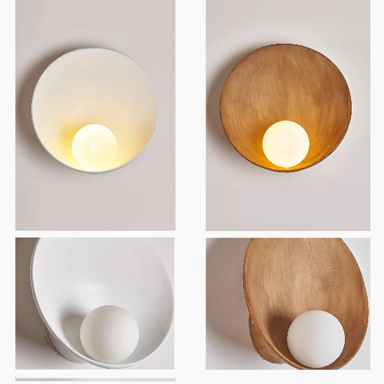 Oriental Style Dish Wall Fixture Lamp